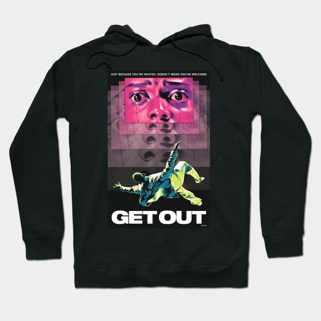 Get Out Movie Art Sunken Place Hoodie by PhilRayArt